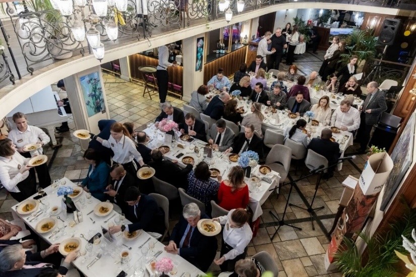 Cena “Sabores del Pacífico colombiano” en Moscú. Foto: cortesía del Centro Internacional de vino y gastronomía