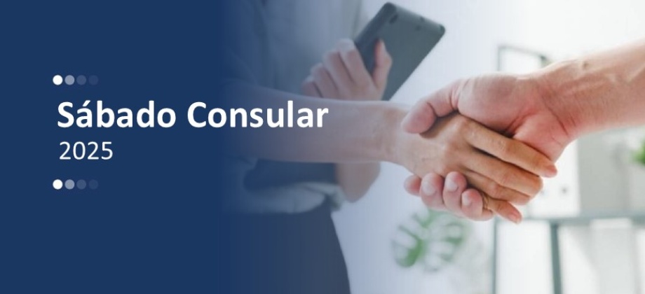 Jornada de Sábado Consular el 1 de noviembre de 2025 en la Embajada de Colombia y su sección consular 