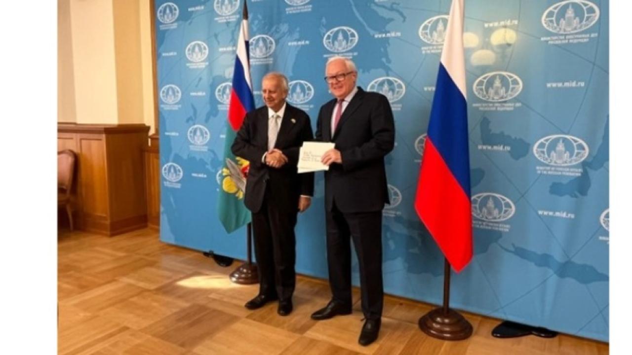 Embajador de Colombia en Rusia, Jorge Zorro, presentó copia de Cartas Credenciales ante el viceministro de Asuntos Exteriores, Serguéi Ryabkov