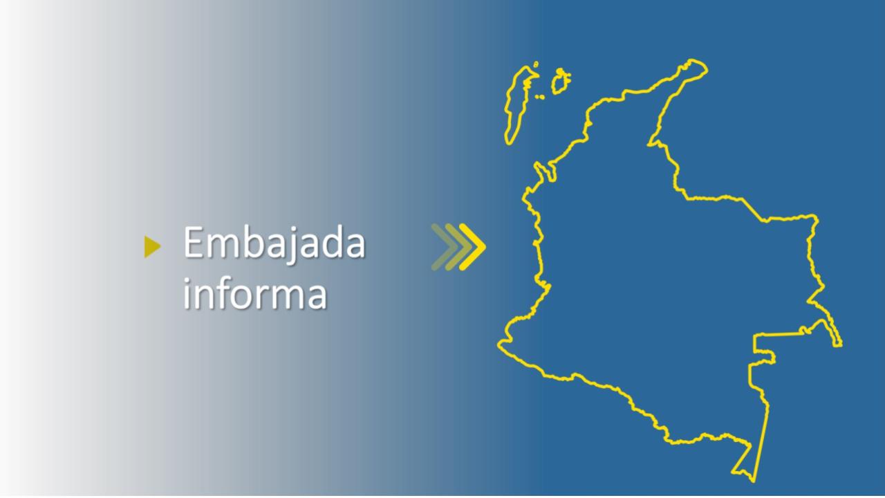 Alerta sobre personas no autorizadas por la Embajada de Colombia en Rusia ni por su sección consular
