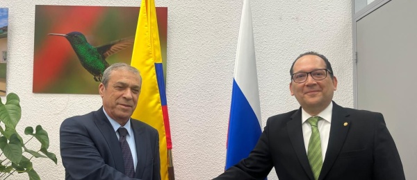 Embajador de Colombia en Rusia recibió visita del Embajador del Estado de Palestina en Rusia