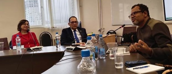 El escritor e historiador colombiano Javier Ortiz Cassiani realizó exitosa gira por Rusia