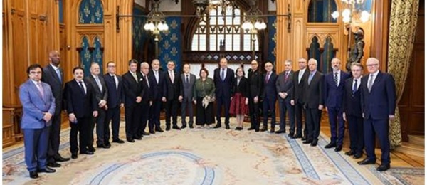 Encuentro de embajadores latinoamericanos y caribeños en Moscú con el canciller de Rusia