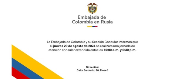 Jornada de atención consular extendida en la sede de la Embajada de Colombia